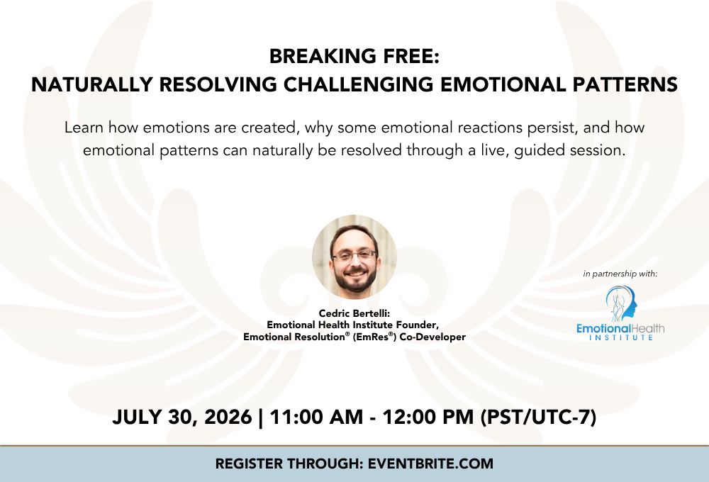 Breaking Free: Naturally Resolving Challenging Emotional Patterns Event